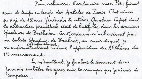 Profession de foi